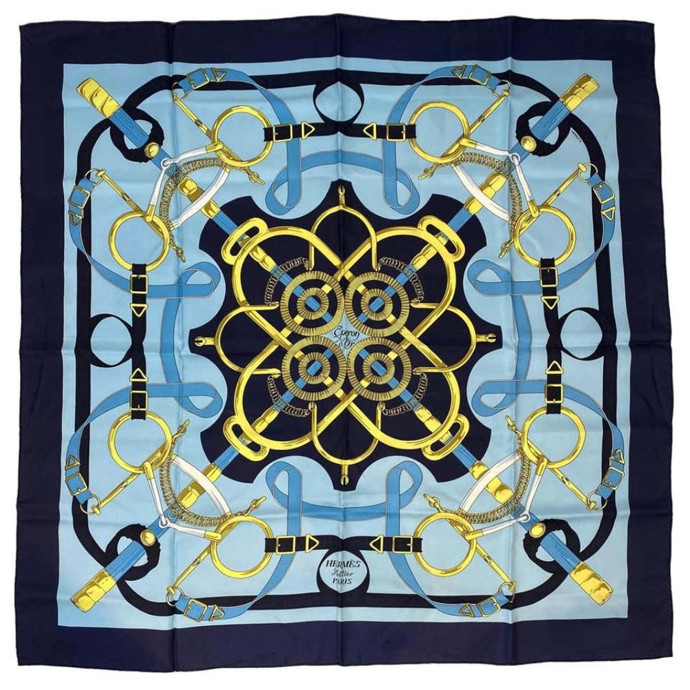 Hermes Silk Scarf